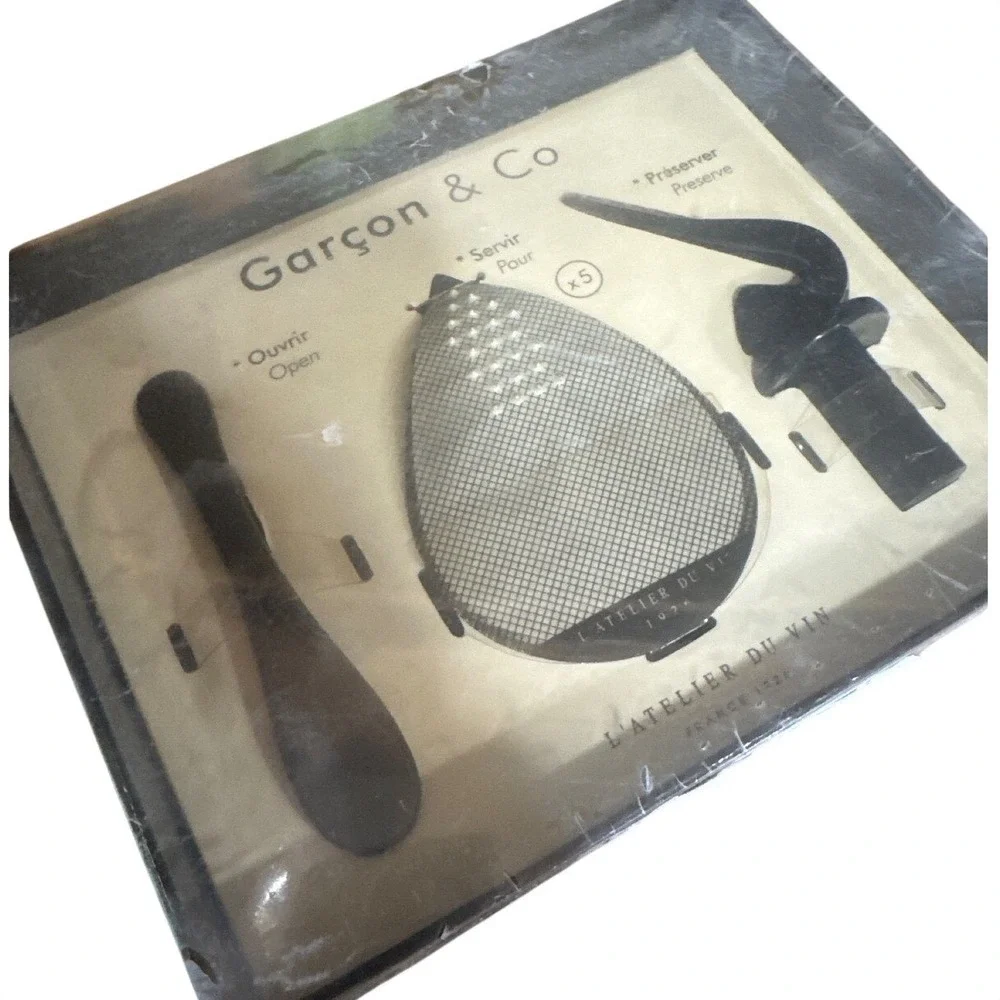 LAtelier du Vin Garcon &‎ Co Wine Opener Aerator Stopper Set France